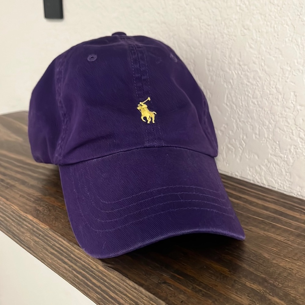 Purple Polo Ralph Lauren hat